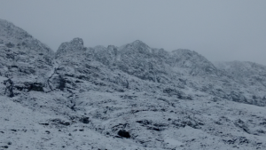 Summit Ribs on the West Face of Aonach Mor