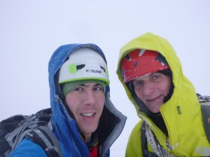 On the summit plateau after Thompson's Route