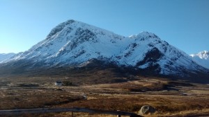 Buachaille Etive Mor showing off its colours.