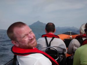 Setting off from Elgol to embark on a Greater Traverse of the Cuillin Ridge