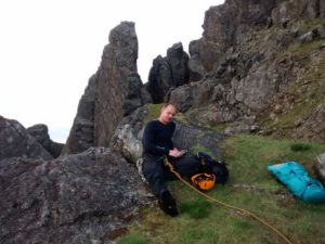 The end is in sight, starting up Bla Bheinn