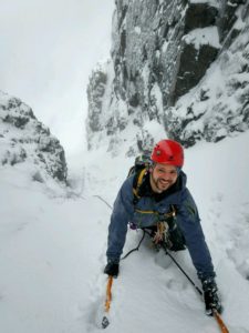 First pitch No. 2 Gully, Ben Nevis