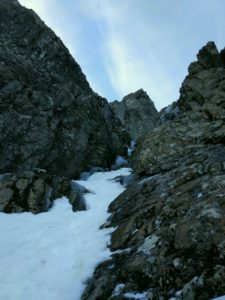 First pitch, North Gully, Ben Nevis