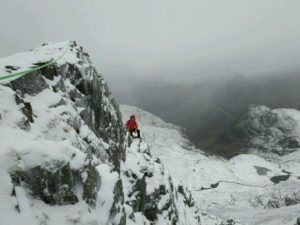 Dorsal Arete Winter Climbing Course